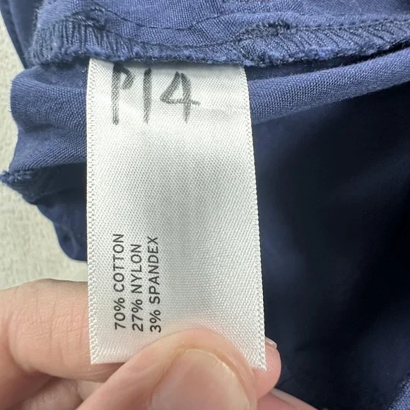 Alaskan Hardgear Pants Womens 8 Long Blue Free Reign Cargo Stretch Workwear - Picture 9 of 15